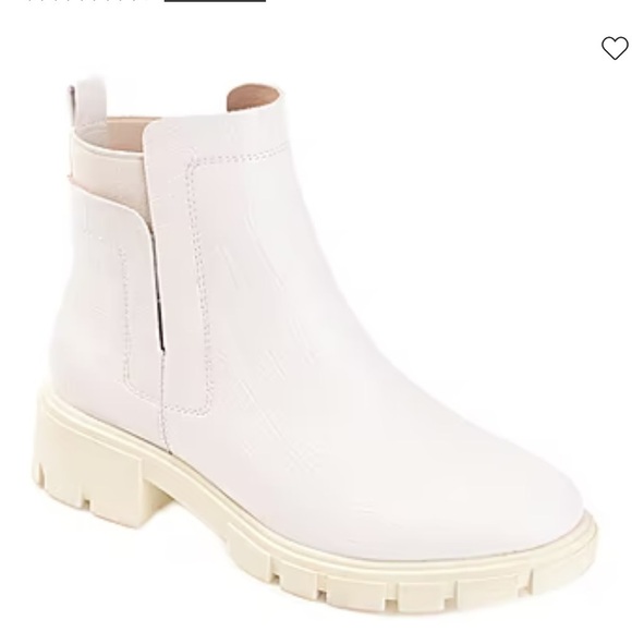 Journee Collection Shoes - Journee Collection Jeeva Ivory Boots Size 11 M New